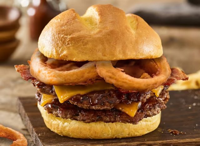 Smashburger's Double BBQ Bacon Cheddar 