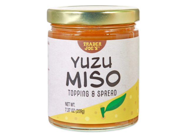 trader joe's yuzu miso topping & spread