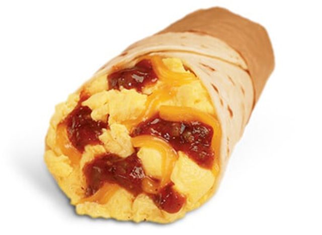 Wienerschnitzel Chili Cheese Egg Burrito