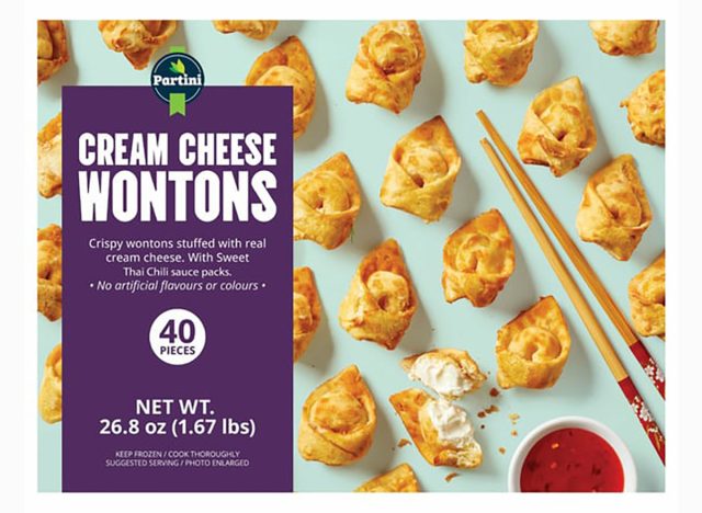 Partini Cream Cheese Wontons from Costco