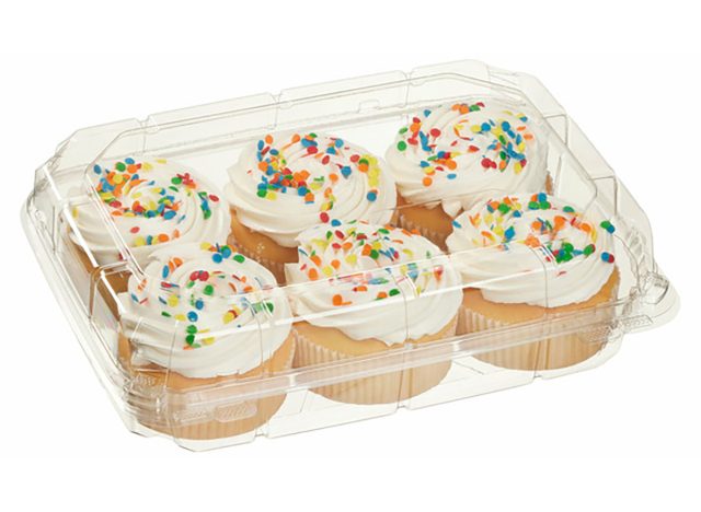 White buttercream cupcakes at Costco