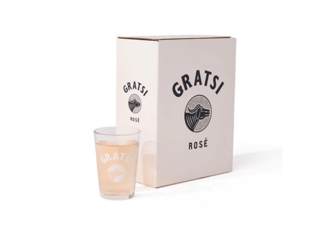 box and cup of Gratsi Rose 