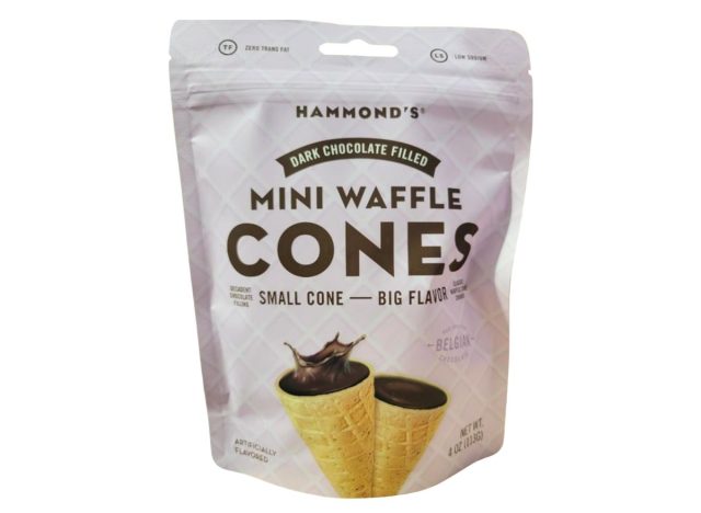 Hammond's Dark Chocolate Filled Mini Waffle Cones