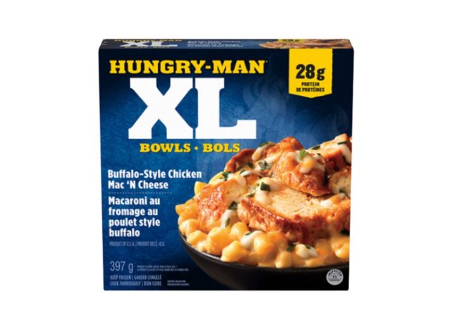 Hungry Man Buffalo Chicken Mac n Cheese Bowl frozen meal