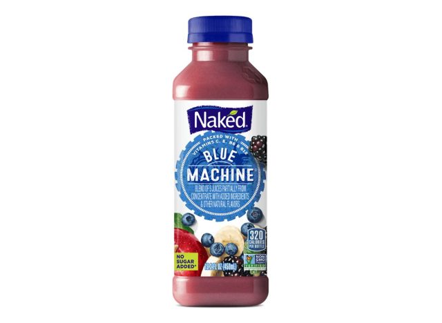 bottle of Naked Blue Machine