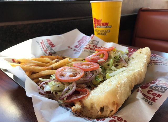 Grilled Italian sub at Penn Station