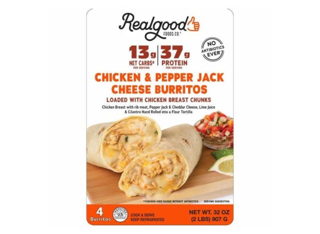 Realgood Chicken & Pepper Jack Cheese Burritos