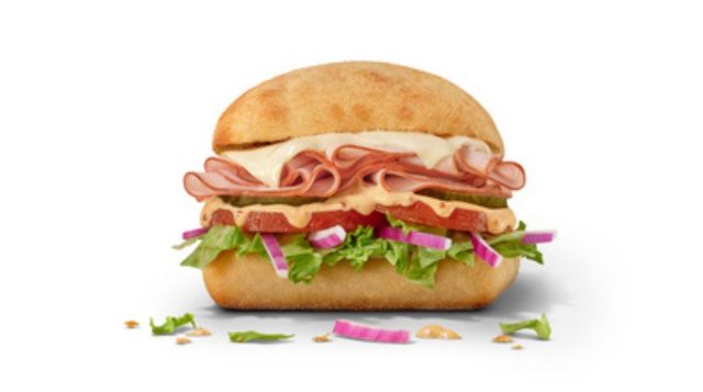 Subway Honey Mustard Ham Snackwich