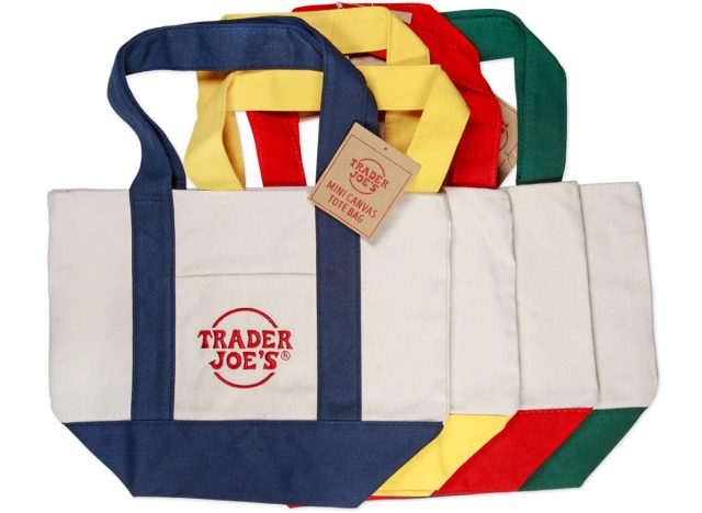 Trader Joe's Mini Canvas Tote Bag