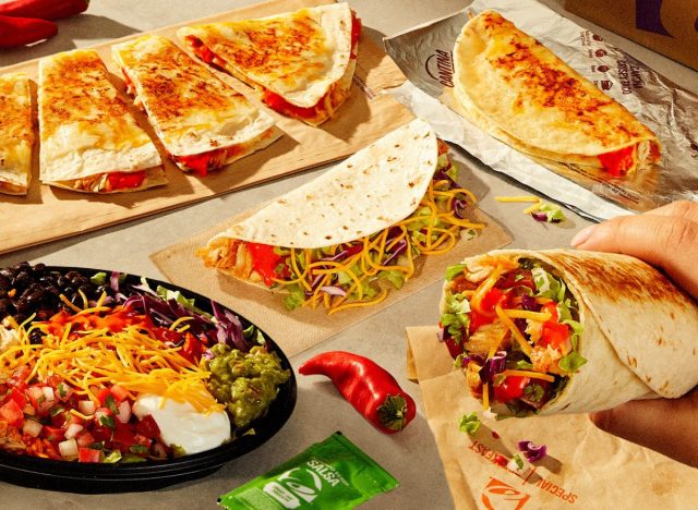 Taco Bell Caliente Chicken Menu