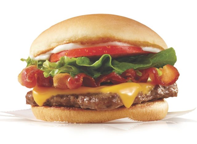 Wendy's Jr. Bacon Cheeseburger