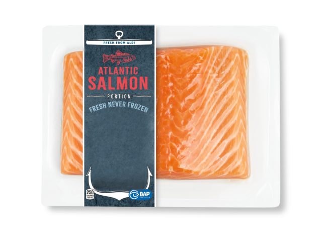 aldi's fresh atlantic salmon