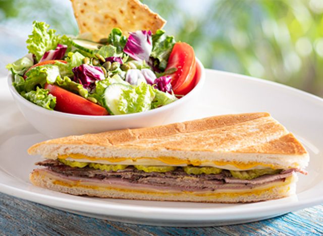 Bahama Breeze Half Cuban Sandwich Combo 