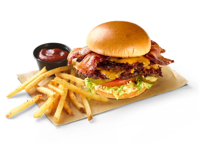 Buffalo Wild Wings Triple Bacon Cheeseburger 