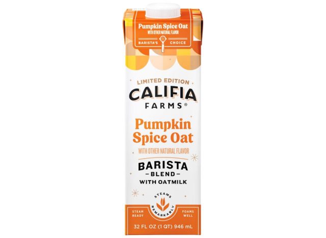 califia farms pumpkin spice oat barista blend