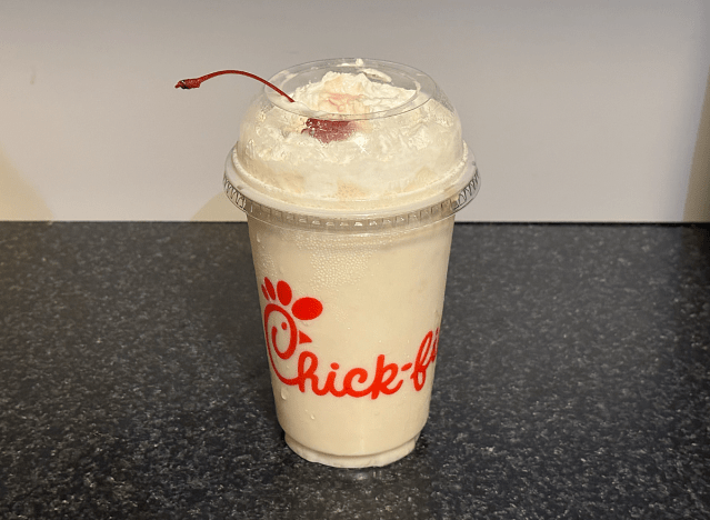 chick fil-a banana pudding milkshake