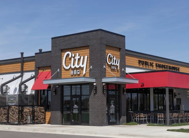 city bbq restaurant exterior