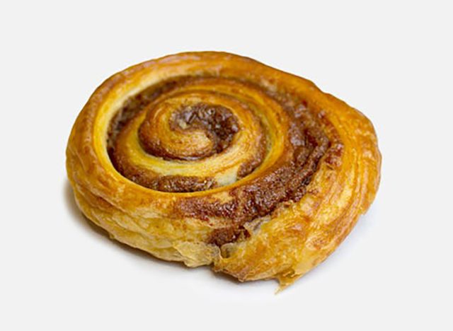 A cinnamon roll from the Coffee Bean