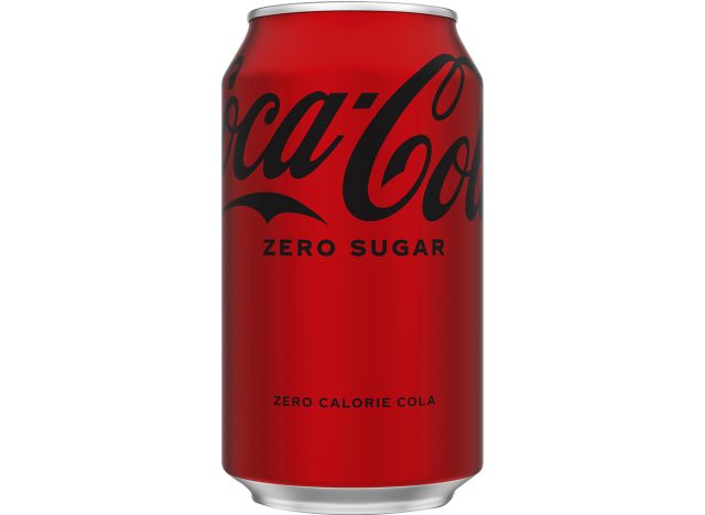 can of coke zero