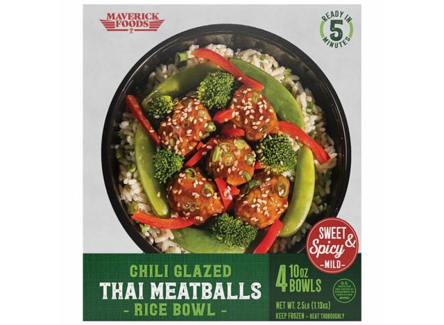 Maverick Foods Thai Meatball Rice Bowls