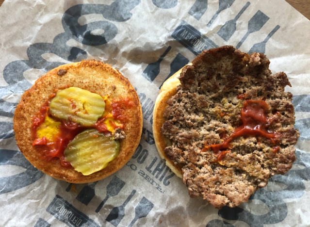 culver's butter burger open faced 