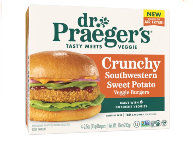 Dr. Praeger's Veggie Burgers, Crunchy, Southwestern Sweet Potato