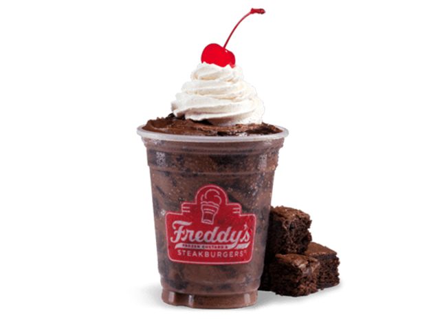 Freddy's Chocolate Brownie Delight Concrete 