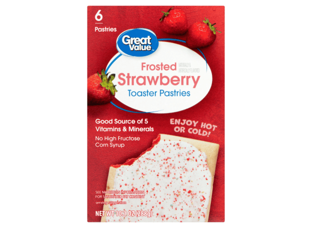 great value frosted strawberry toaster pastries