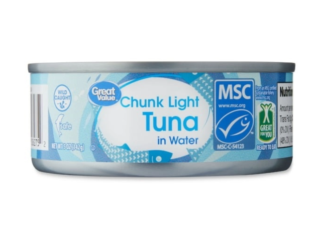 a can of great value tuna