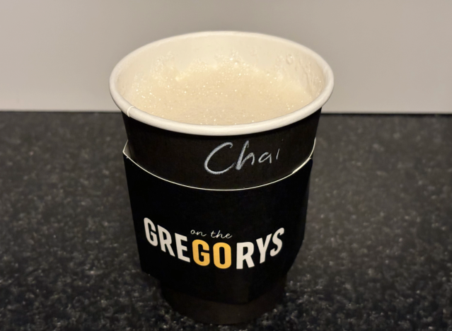 gregory's chai tea latte