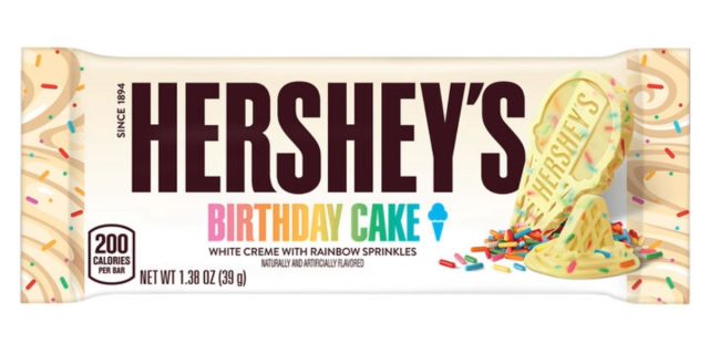 hershey's birthday cake candy bar