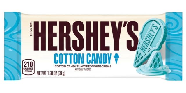 hershey's cotton candy bar