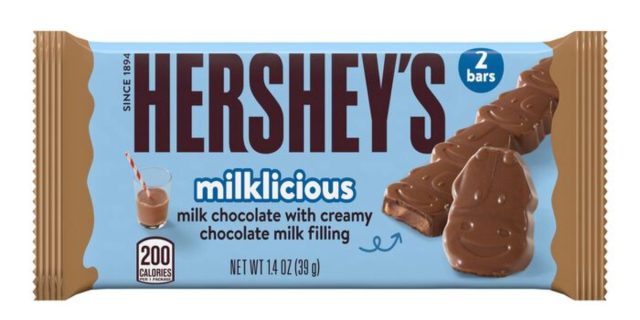 hershey's milkalicious chocolate bar