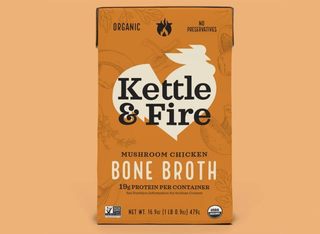 Kettle & Fire Mushroom Chicken Bone Broth Soup