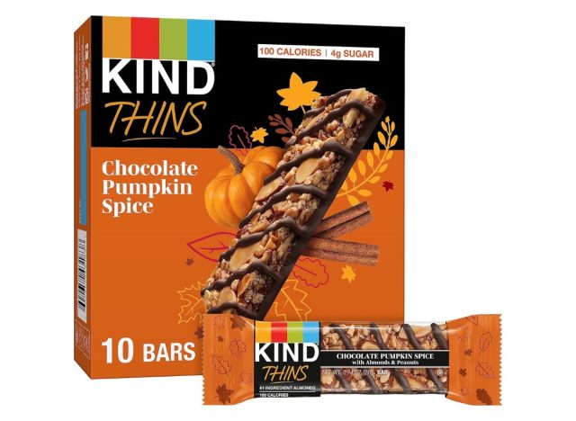 kind chocolate pumpkin spice thins