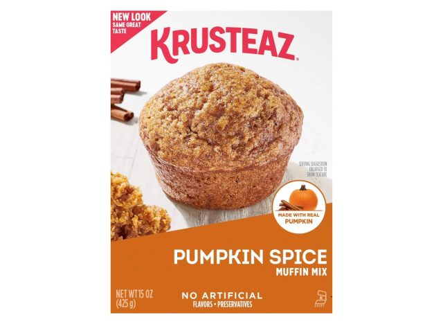 krusteaz pumpkin spice muffin mix