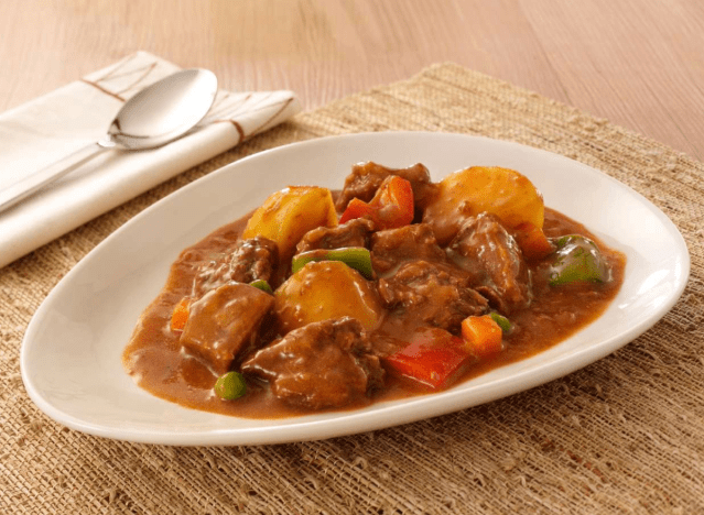 a bowl of max's beef stew