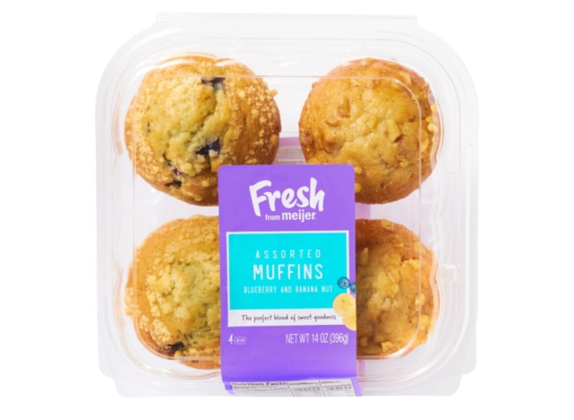 meijer blueberry and banana nut muffins variety pack