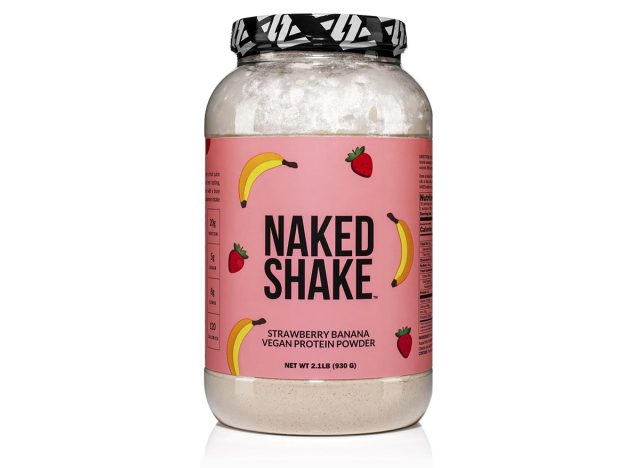 Naked Shake Vegan Protein Powder Strawberry Banana