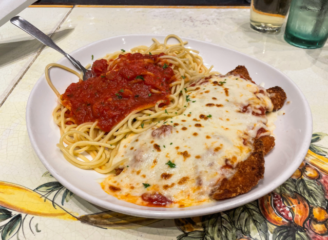 olive garden chicken parm dinner