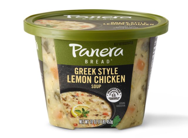 Panera Bread At Home Greek Style Lemon Chicken Soup 