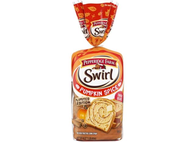 pepperidge farm pumpkin spice swirl bread