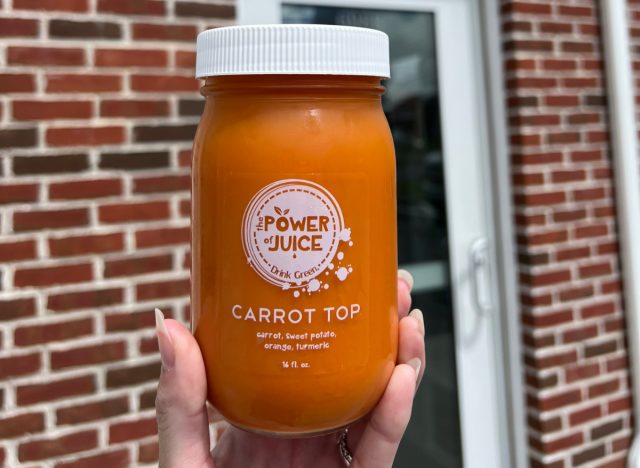 Power of Juice carrot top