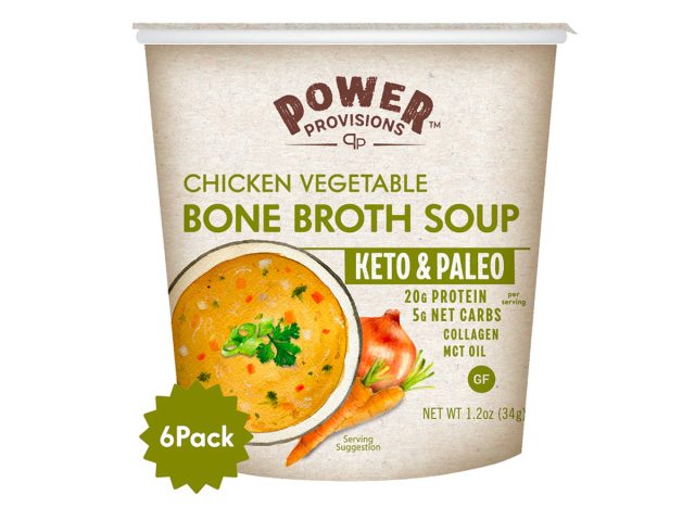 Power Provisions Chicken Vegetable Keto Soup