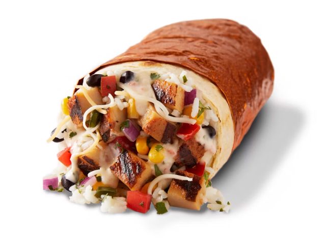 Qdoba Chicken Queso Burrito