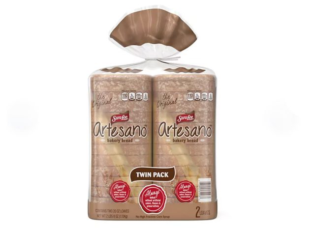 Sara Lee Original Artesano Bakery Bread