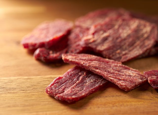 Image of beef jerky, an American preserved food