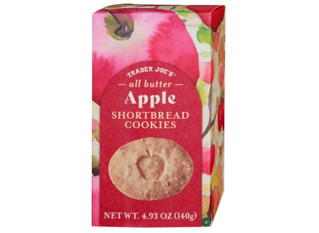 trader joe's all butter apple shortbread cookies