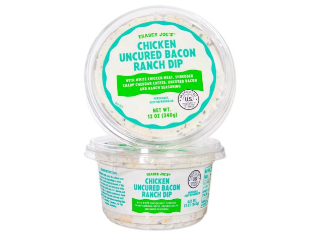 trader joe's chicken uncured bacon ranch dip