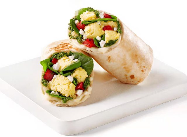 Tropical Smoothie Cafe Spinach Feta Pesto Wrap